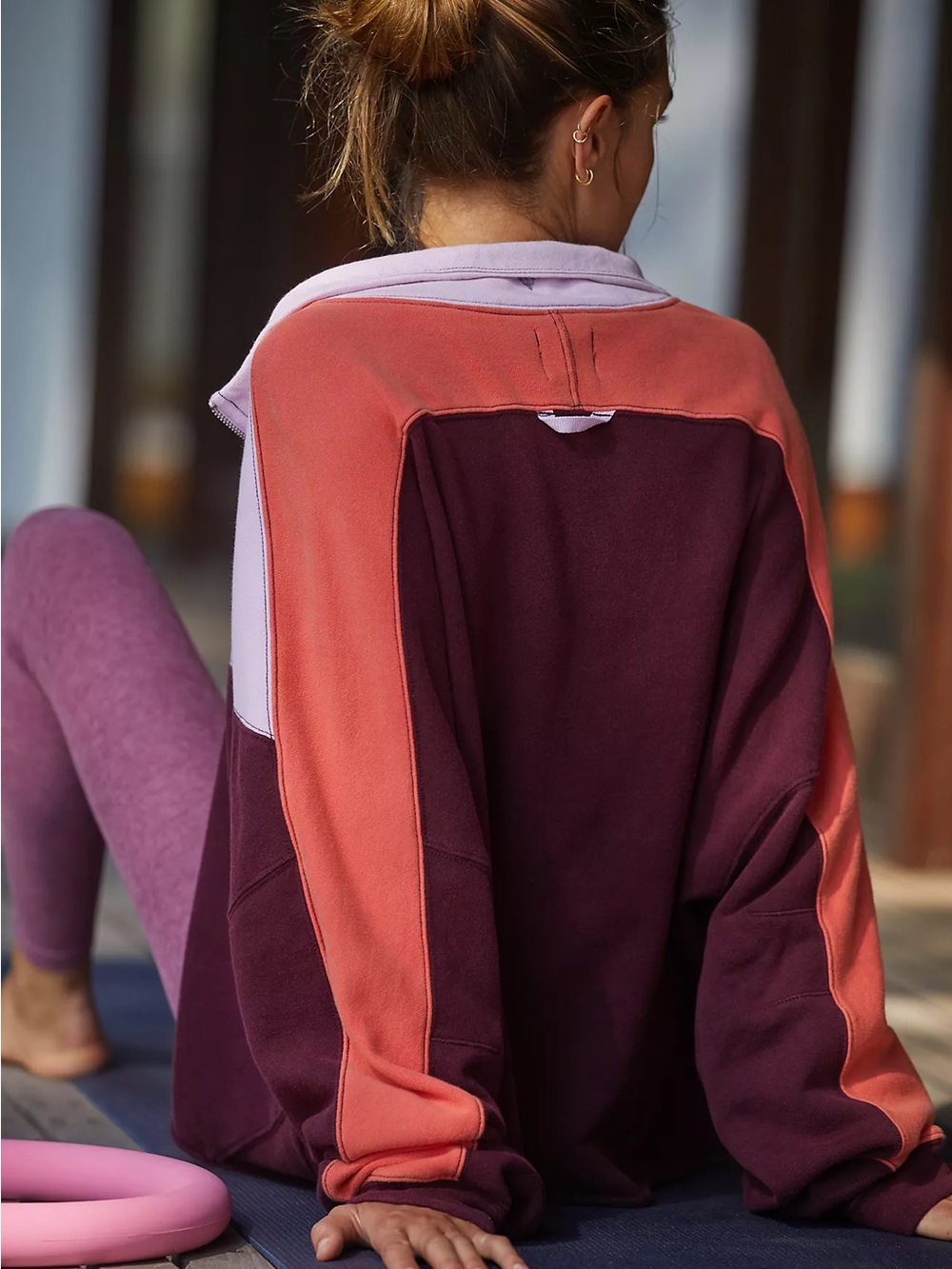 Free People Movement Split Second Half Zip Pullover - Picture 2 of 8